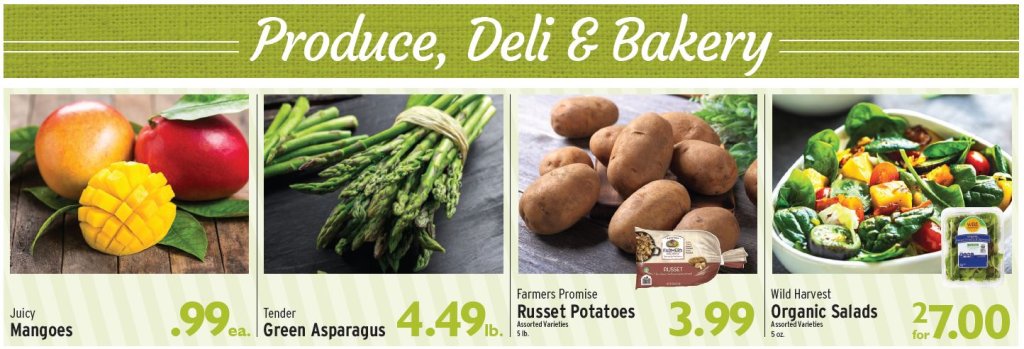Produce, Deli, and Bakery