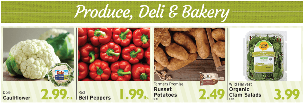 Produce, Deli, and Bakery