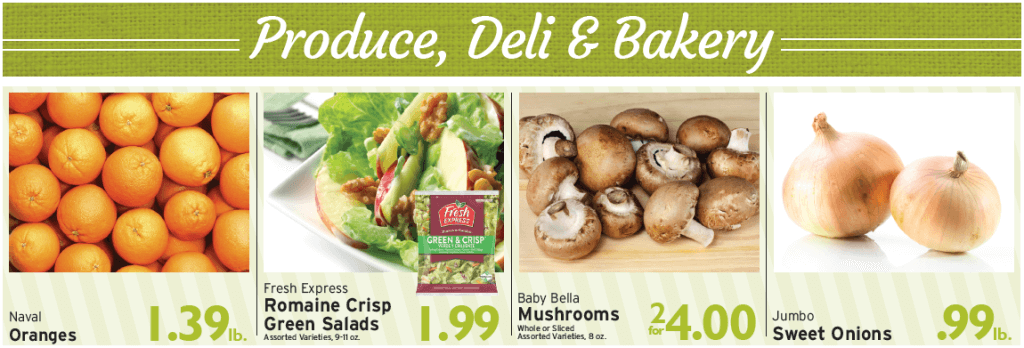 Produce, Deli, and Bakery