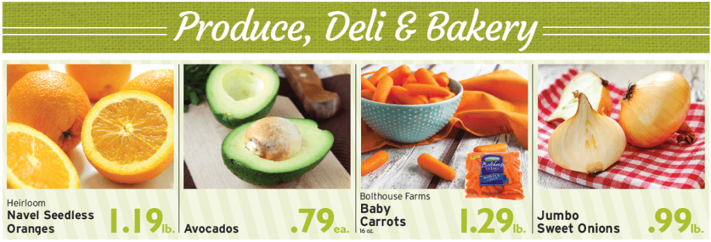 Produce, Deli, and Bakery