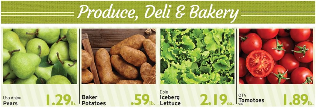 Produce, Deli, and Bakery