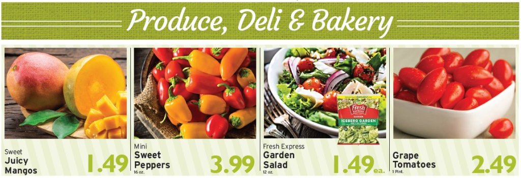 Produce, Deli, and Bakery