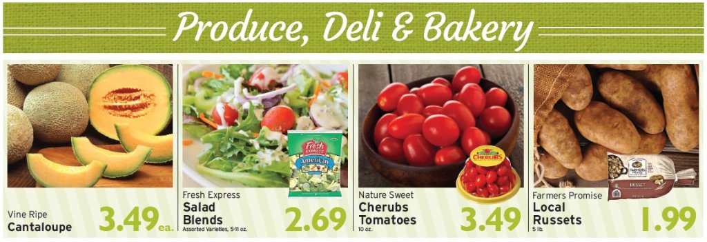 Produce, Deli, and Bakery