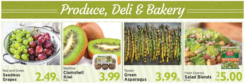 Produce, Deli, and Bakery