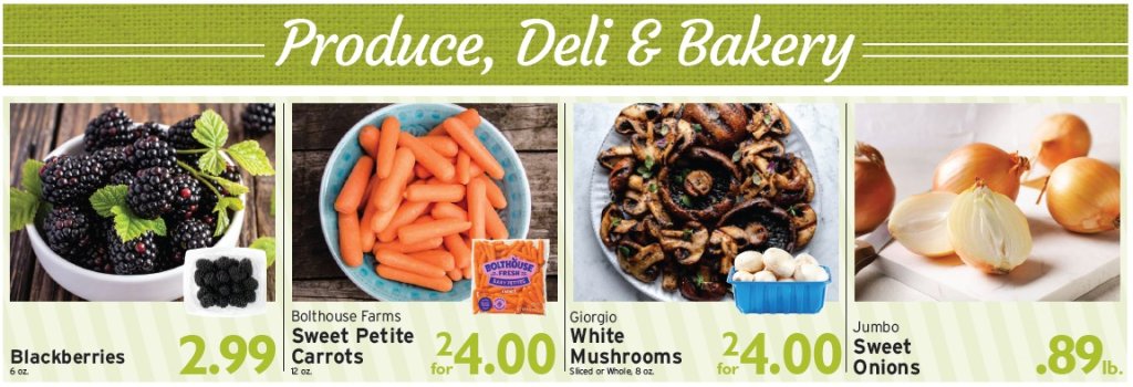 Produce, Deli, and Bakery