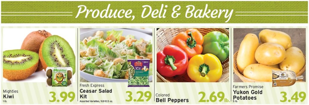 Produce, Deli, and Bakery