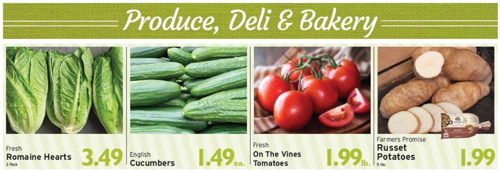 Produce, Deli, and Bakery