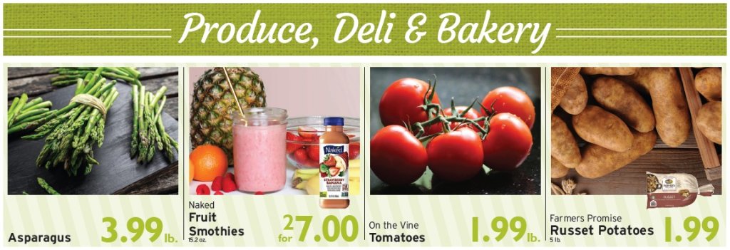 Produce, Deli, and Bakery