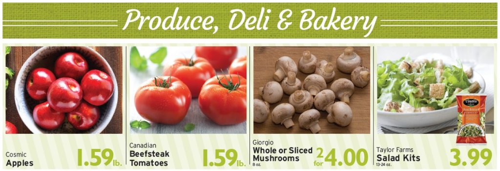 Produce, Deli, and Bakery