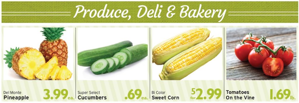 Produce, Deli, and Bakery