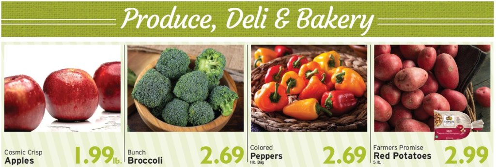 Produce, Deli, and Bakery