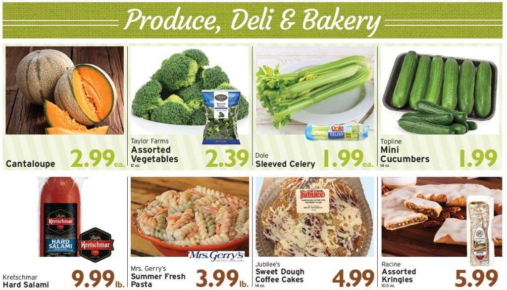 Produce, Deli, and Bakery