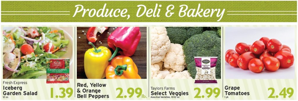 Produce, Deli, and Bakery
