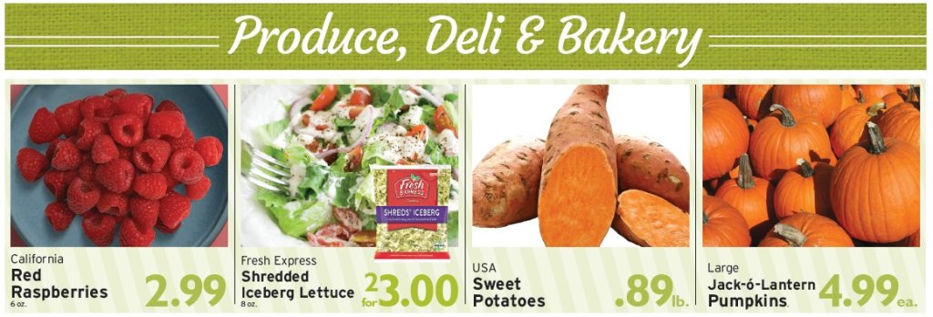 Produce, Deli, and Bakery